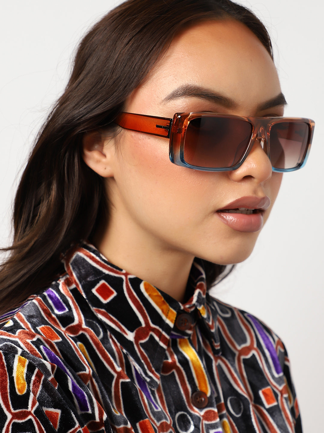 Gradient Rectangular Sunglass