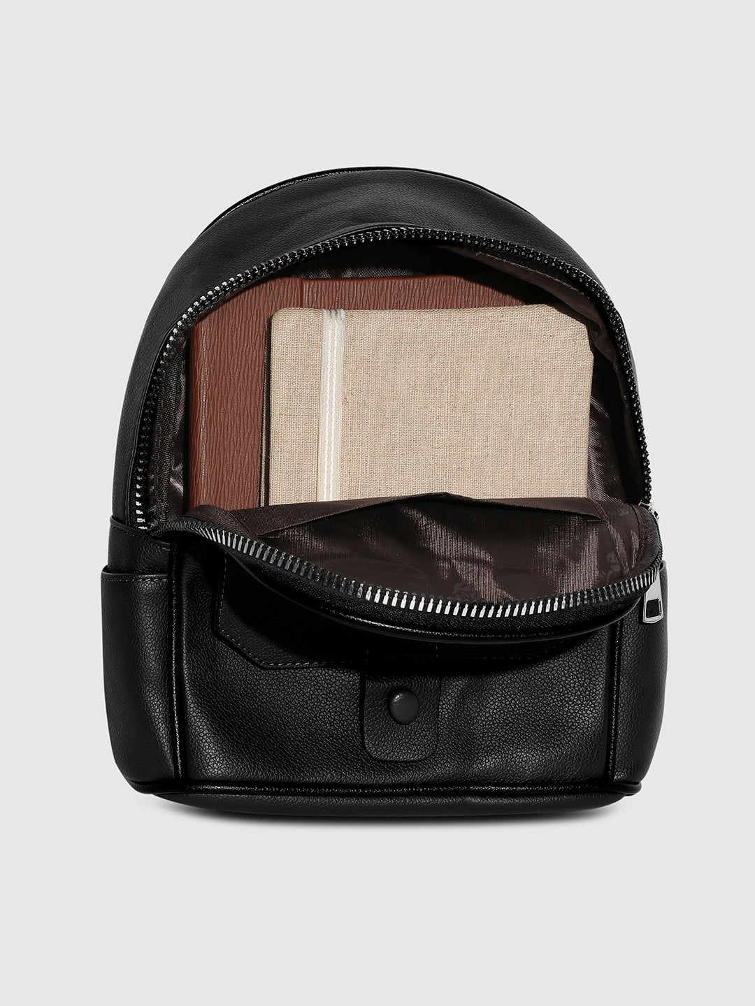 Elevated Round Mini Backpack - Black