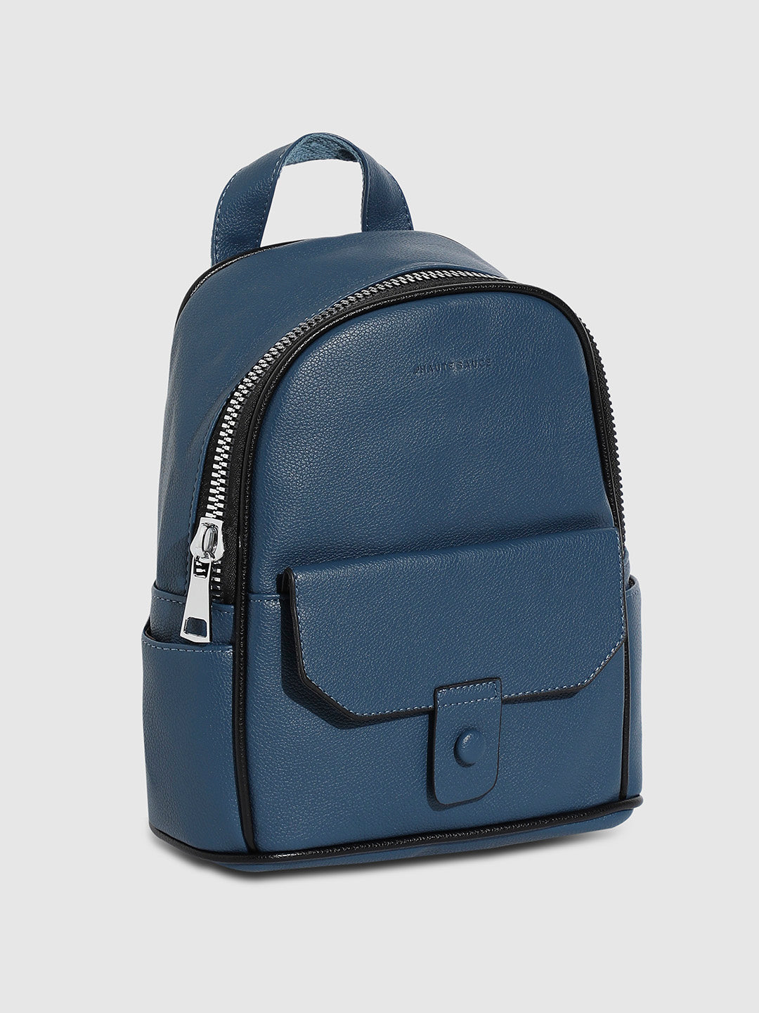 Elevated Round Mini Backpack - Indigo Blue