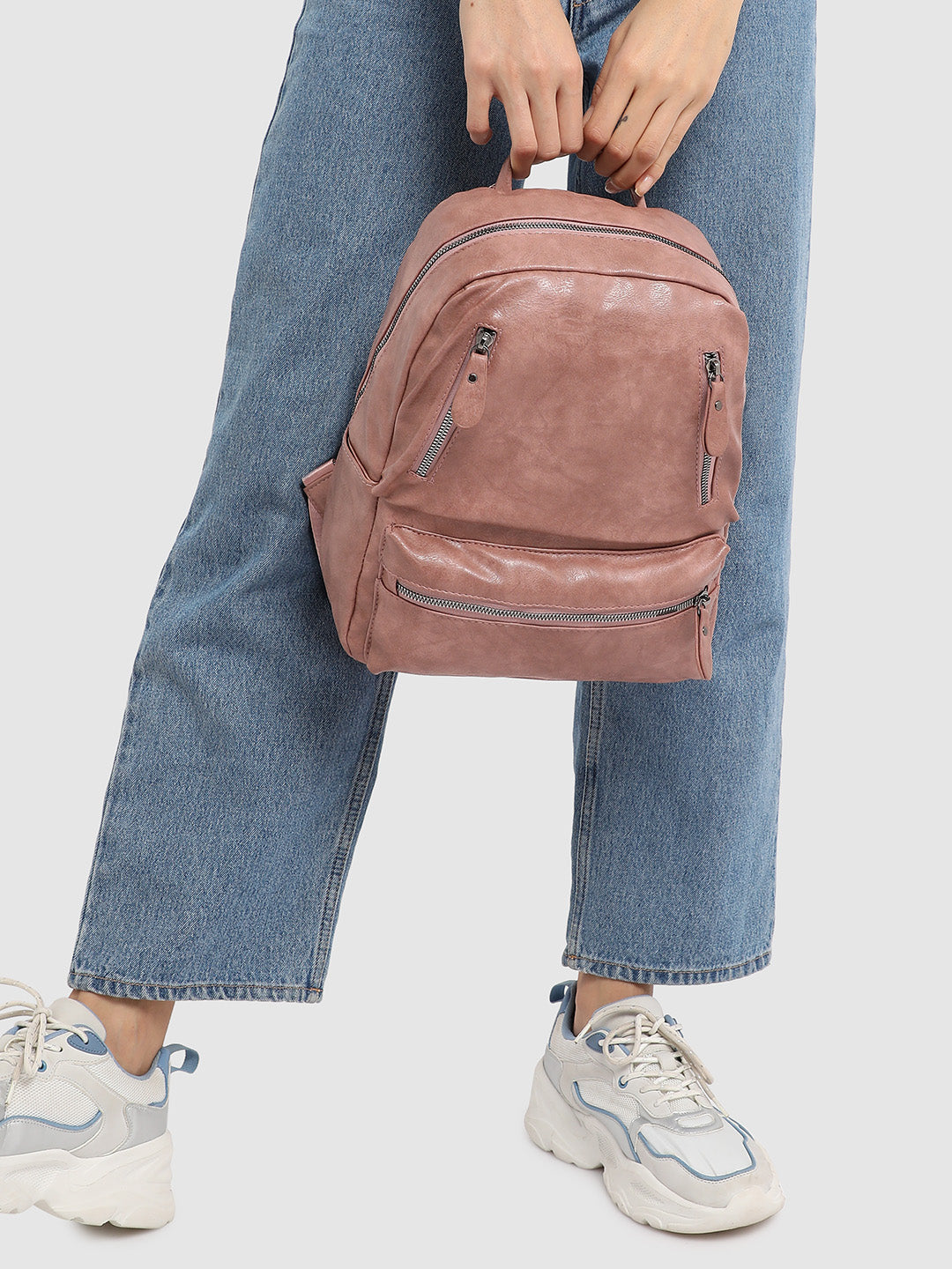 The Daily Mini Backpack - Nude Pink