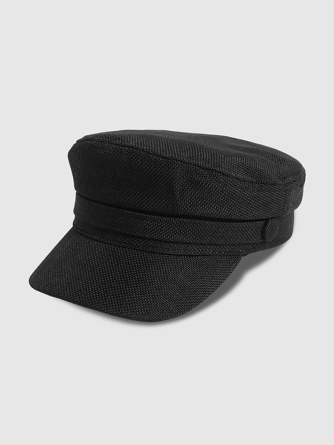 Canvas Breton Cap - Black