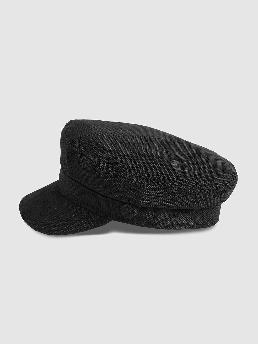 Canvas Breton Cap - Black