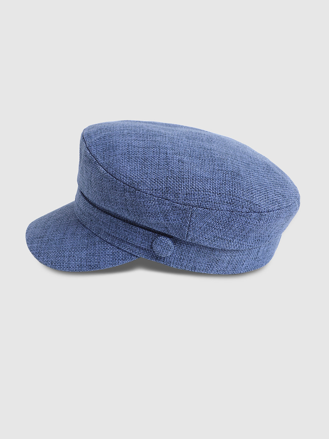 Canvas Breton Cap - Cornflower Blue