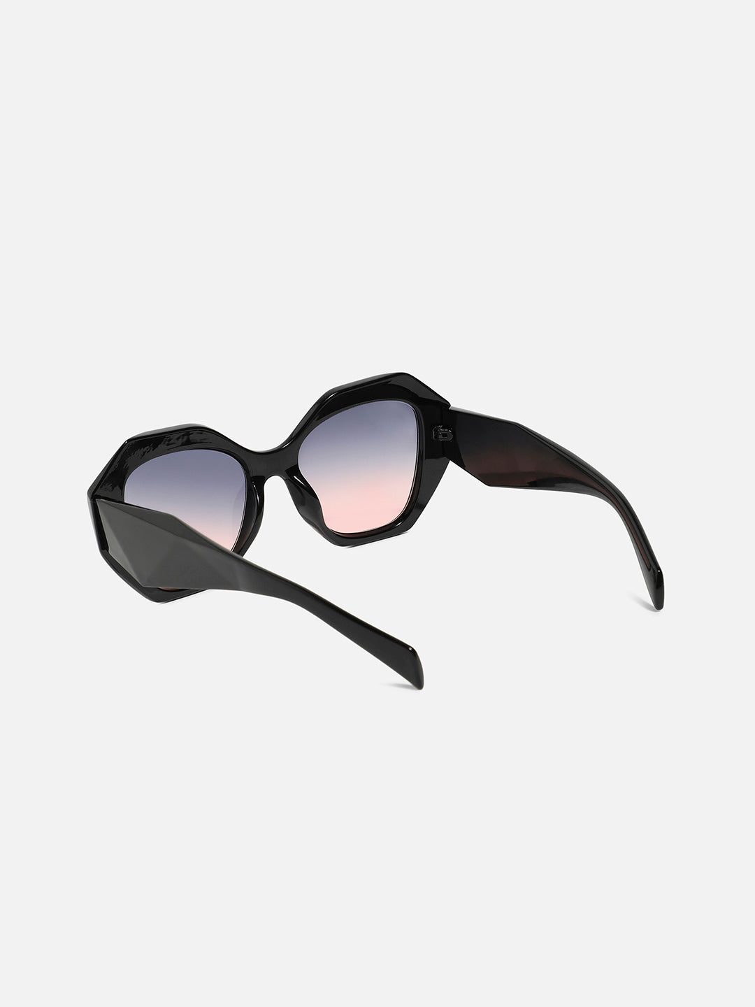 Gradient Oversized Sunglasses - Black