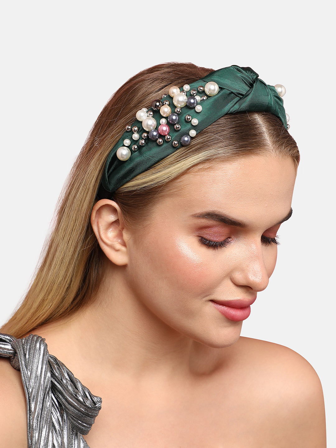 Green Color Hairband