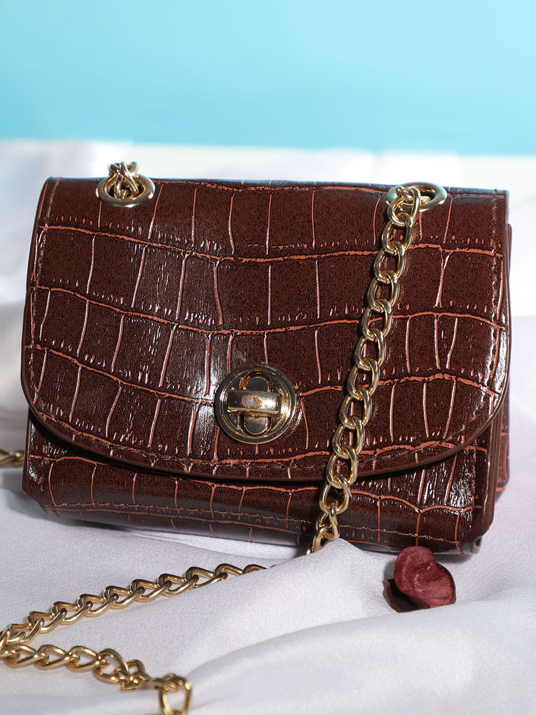 Chocolate Brown Cross Body Bag