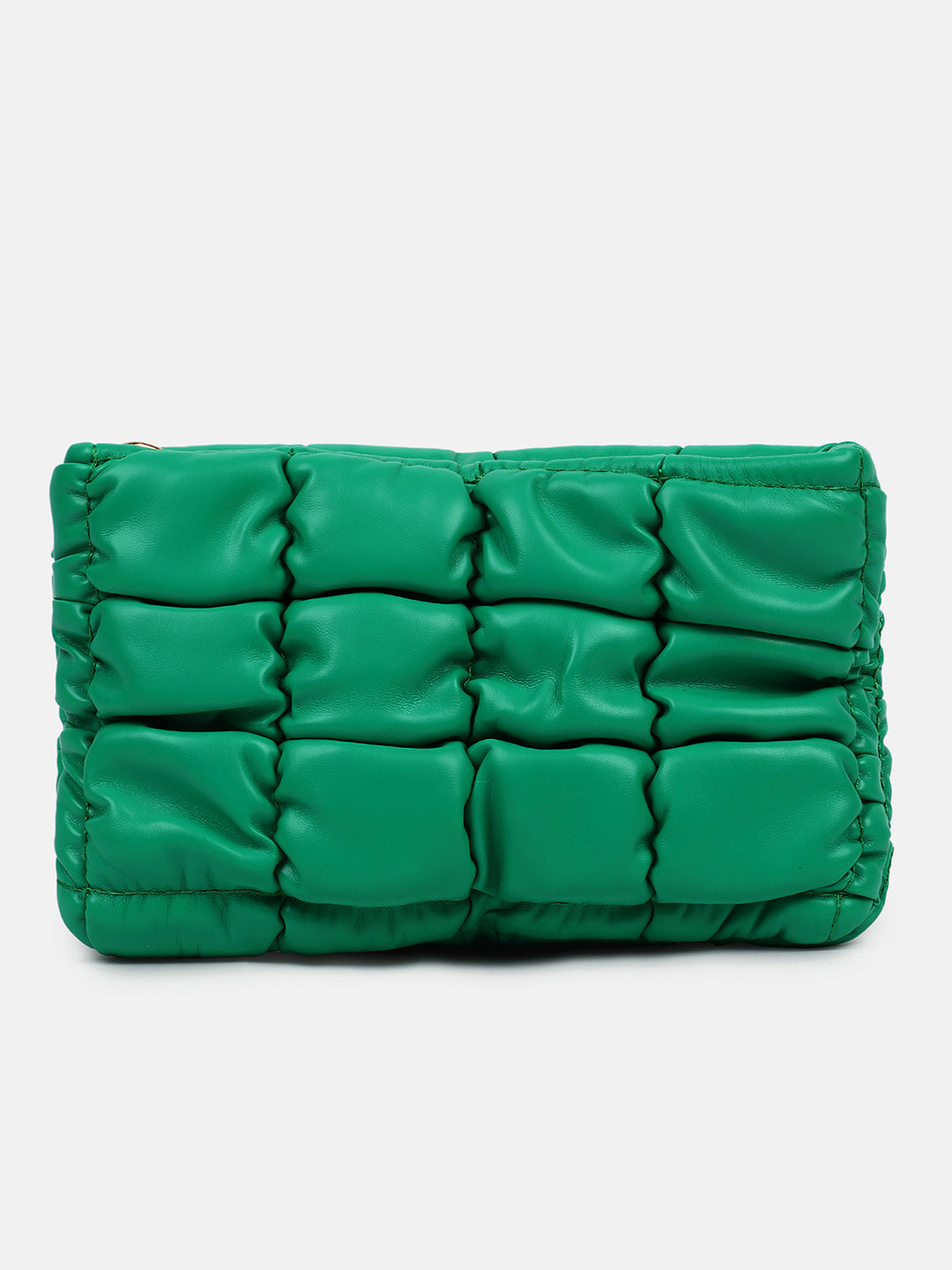 Chartreuse Quilted Green Cross Body Bag