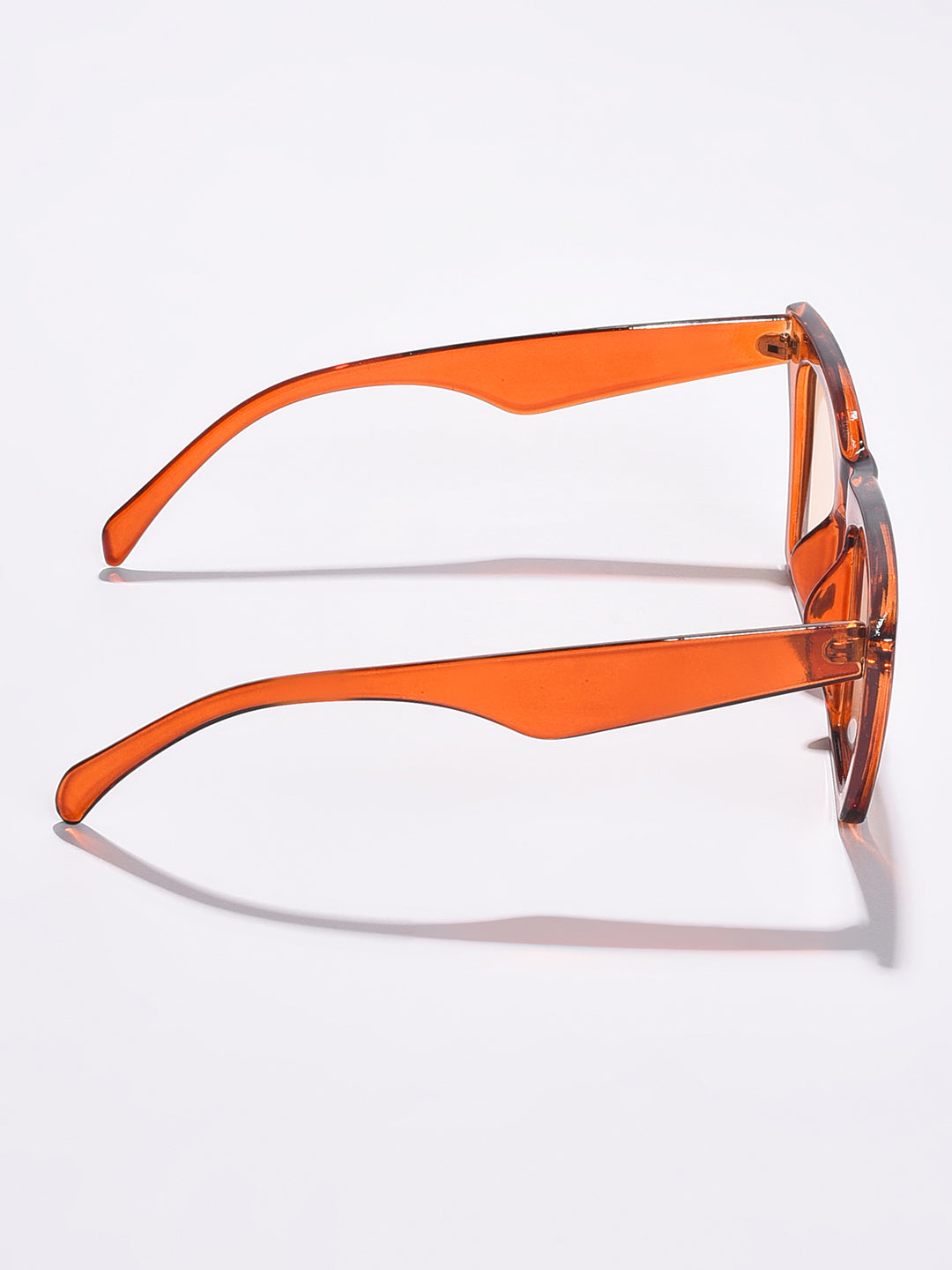 WOMEN ORANGE LENS ORANGE BUTTERFLY SUNGLASSES