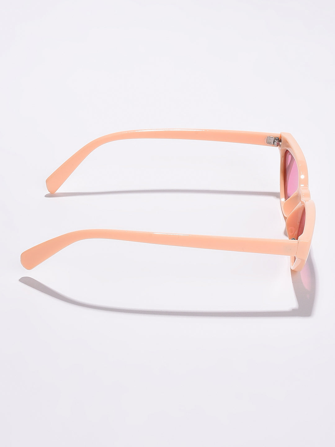 WOMEN PINK LENS RED CATEYE SUNGLASSES