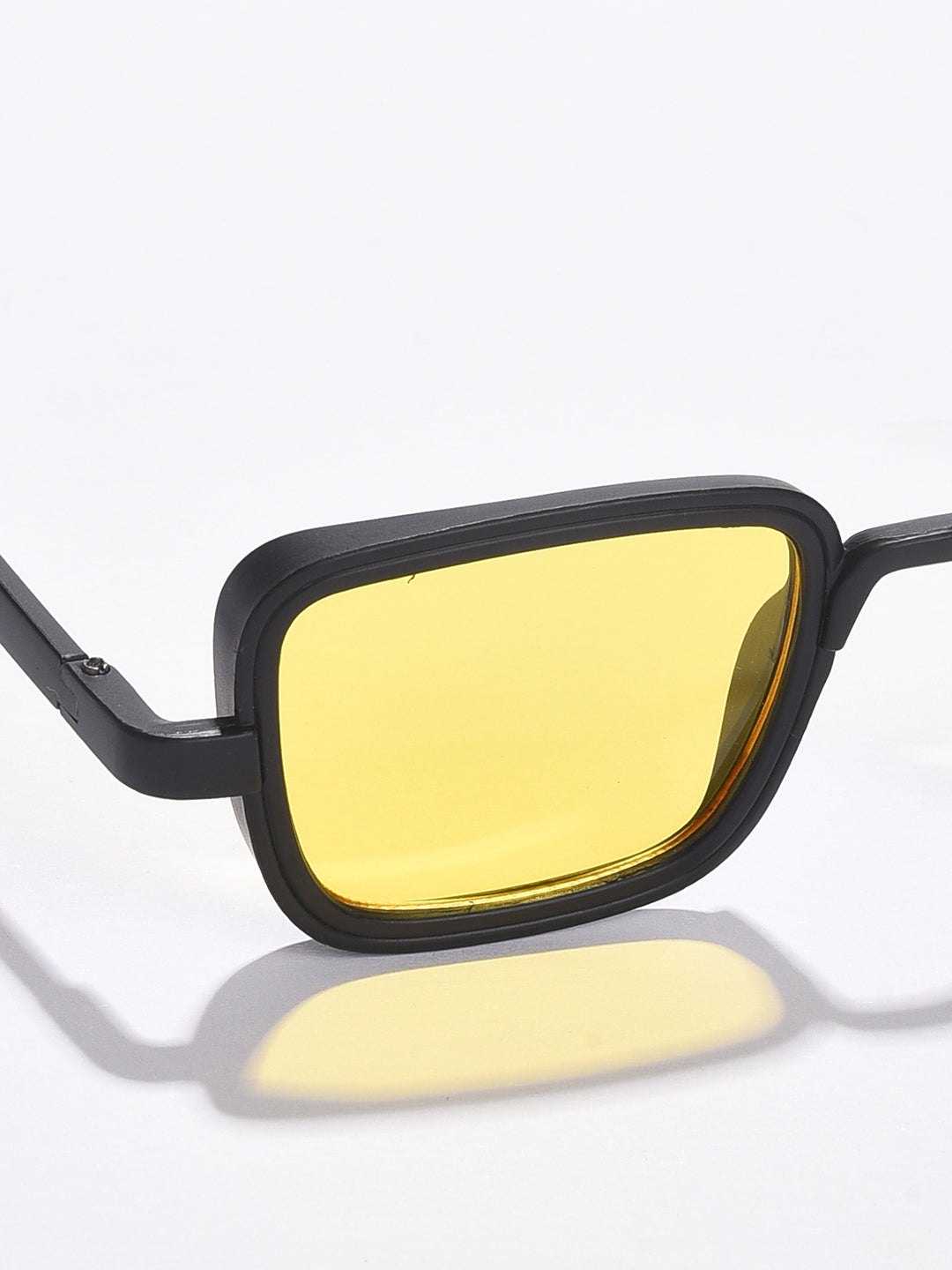 Yellow Lens Black Wayfarer Sunglasses