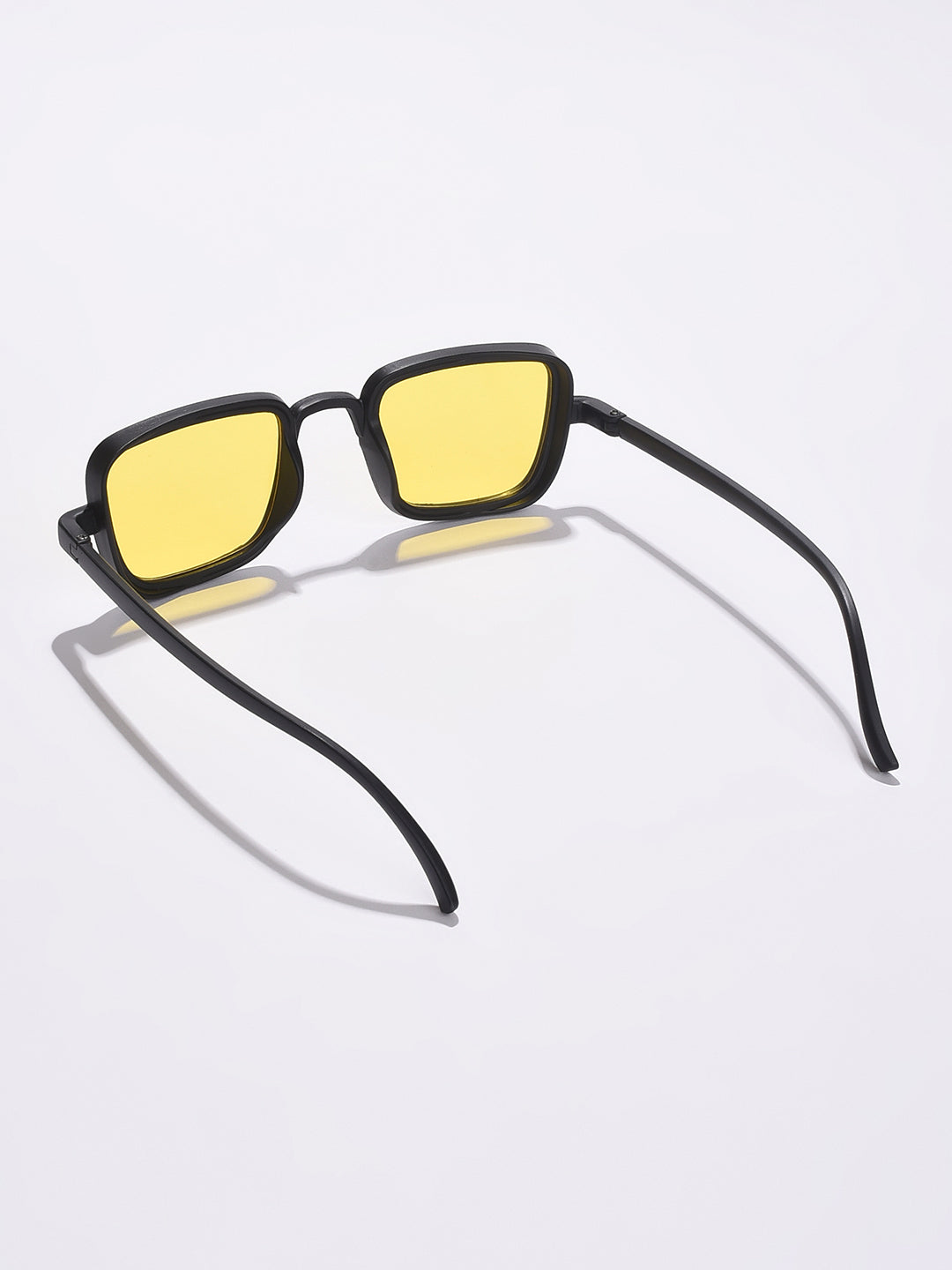 Yellow Lens Black Wayfarer Sunglasses