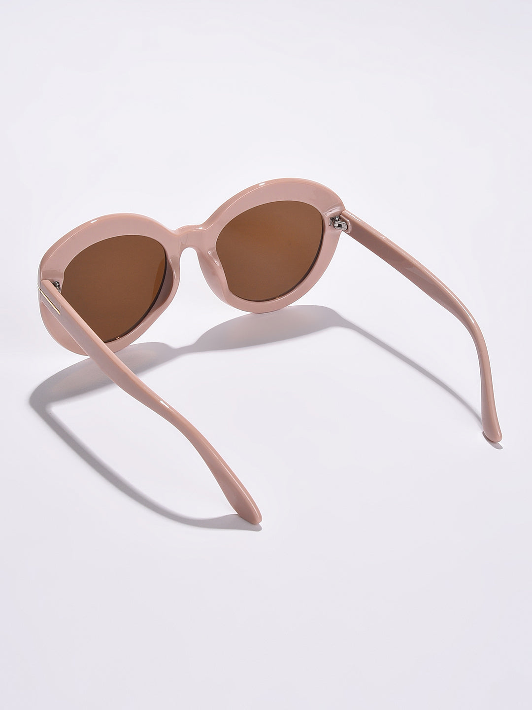 Brown Lens Brown Round Sunglasses