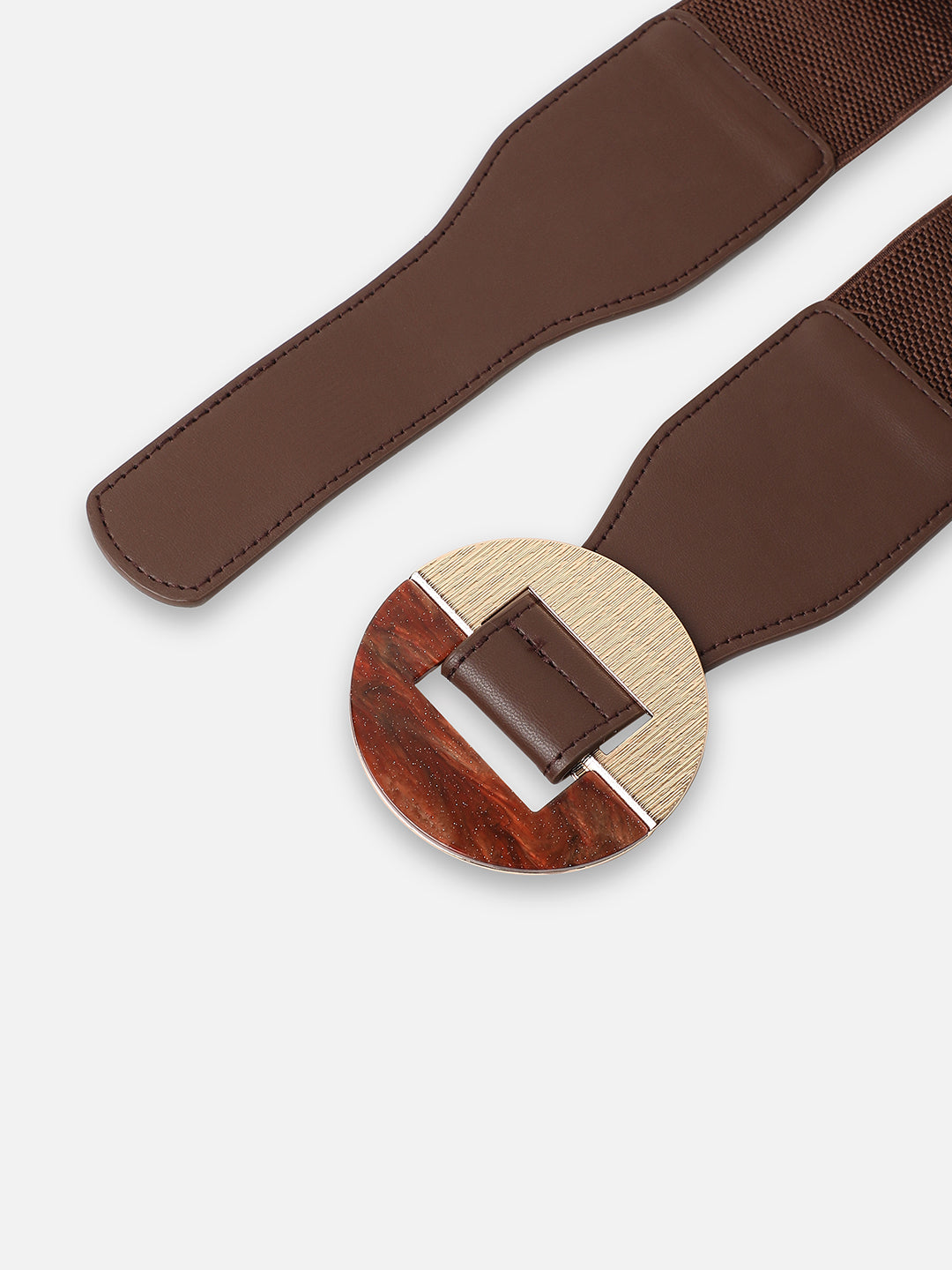 Women Brown Solid  Waist Belt